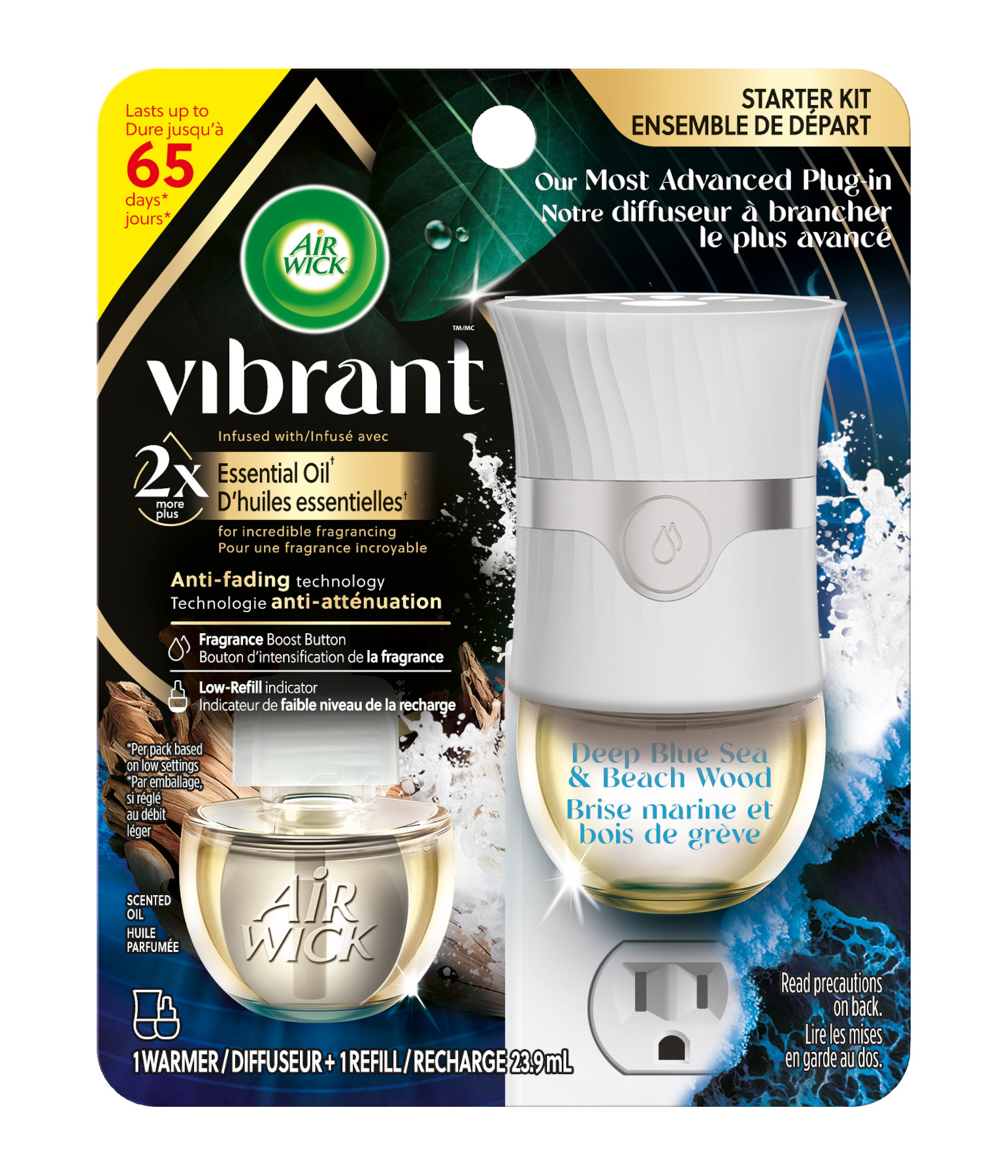Air Wick® Vibrant Scented Oil - Deep Blue Sea & Beach Wood (Canada)